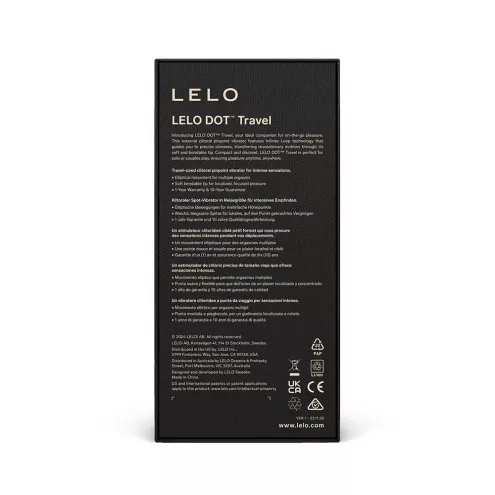 Клиторальный вибратор LELO DOT Travel Pink