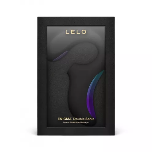 Клиторально-вагинальный звуковой стимулятор LELO Enigma Double Sonic Black