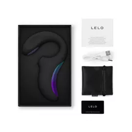 Кліторально-вагінальний звуковий стимулятор LELO Enigma Double Sonic Black - 2