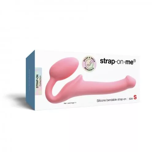 Безремневый страпон Strap-On-Me Rose S, полностью регулируемый, диаметр 2,7 см