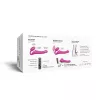 Безремінний страпон з вібрацією Strap-On-Me Vibrating Fuchsia M, діаметр 3,8 см, пульт ДК, регульований