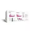 Безремневый страпон с вибрацией Strap-On-Me Vibrating Fuchsia L, диаметр 3,7 см, пульт ДУ, регулируемый