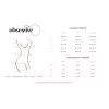 Бебі-дол Obsessive Arrowel Black chemise S/M, з декоративним чокером та гартерами
