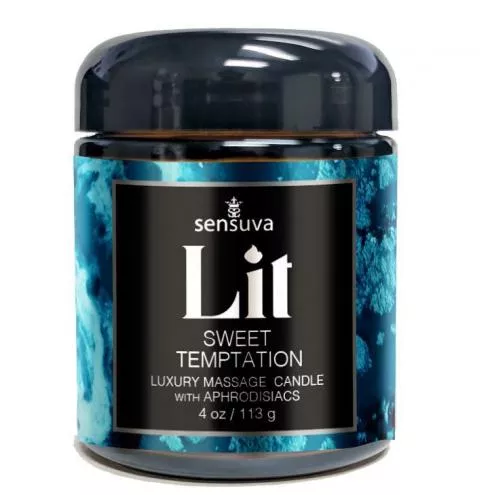 Масажна свічка Sensuva Lit Sweet Temptation Massage Candle 113г