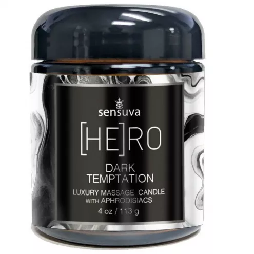 Масажна свічка Sensuva [HE] RO Dark Temptation Massage Oil Candle 113г