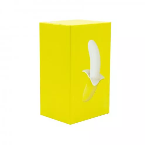 Вібратор-банан Banana Bliss Mini Silicone Vibrator, вагінально-кліторальна стимуляція, 10 режимів