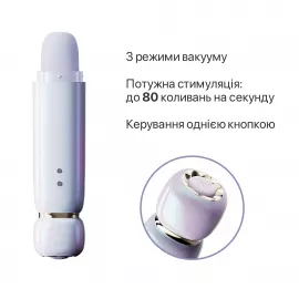 Вакуумний кліторальний стимулятор Zalo Lia Lavender Purple - 2