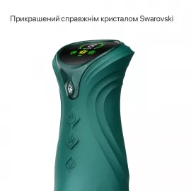 Пульсатор-кролик з вібрацією Zalo Mose 2 Turquoise Green - 5