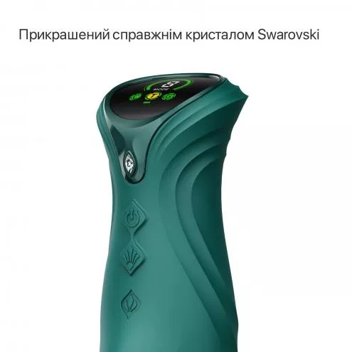 Пульсатор-кролик з вібрацією Zalo Mose 2 Turquoise Green