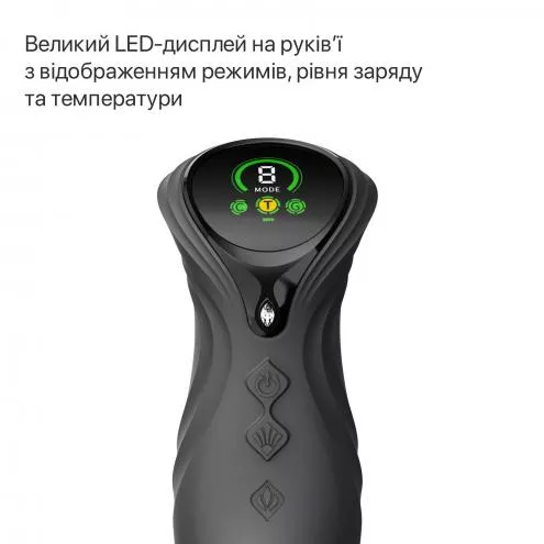 Пульсатор-кролик с вибрацией Zalo Mose 2 Obsidian Black