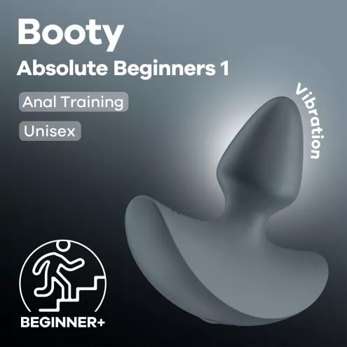 Анальна вібропробка Satisfyer Booty Absolute Beginners 1, для початківців