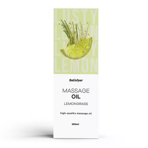 Масажна олія Satisfyer Massage Oil Lemongrass 250 мл