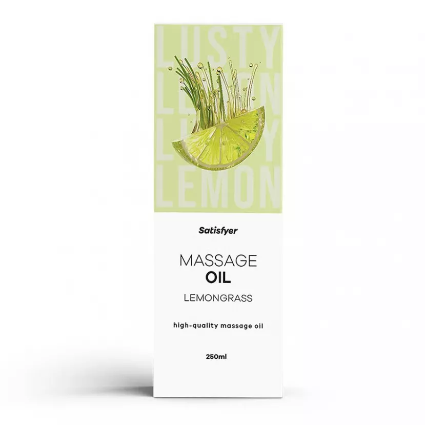 Масажна олія Satisfyer Massage Oil Lemongrass 250 мл