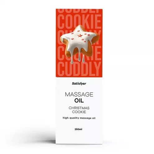 Масажна олія Satisfyer Massage Oil Christmas Cookie 250 мл