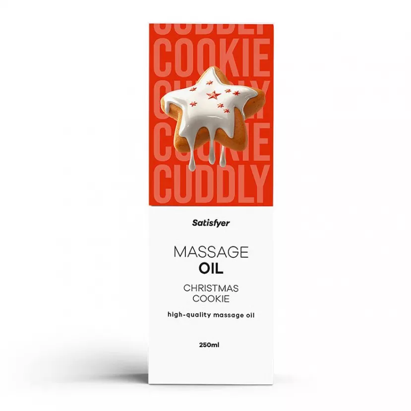 Масажна олія Satisfyer Massage Oil Christmas Cookie 250 мл