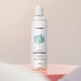 Лубрикант на водной основе Satisfyer Juicy Lubricant Cooling Comfort water based 300 мл - 5