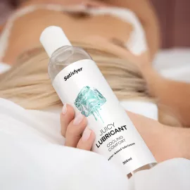 Лубрикант на водной основе Satisfyer Juicy Lubricant Cooling Comfort water based 300 мл - 7