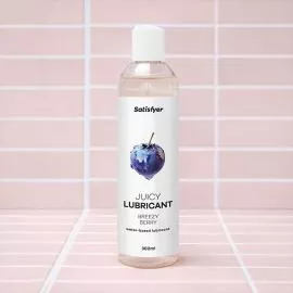 Лубрикант на водній основі Satisfyer Juicy Lubricant Breezy Berry water based 300 мл - 5