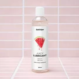 Лубрикант на водній основі Satisfyer Juicy Lubricant Melty Melon water based 300 мл - 4