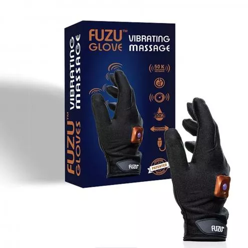 Віброперчатка (права) FUZU Gloves Vibrating Massage Left Hand, 11 режимів