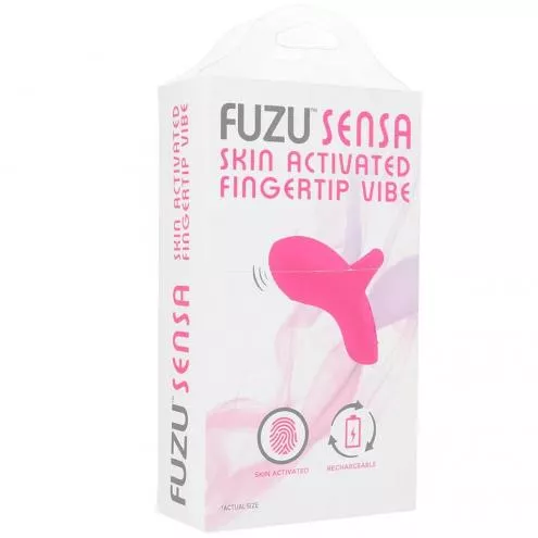 Вібратор на палець FUZU Sensa Skin Activated Fingertip Vibe – Pink, сенсорне керування, 8 режимів