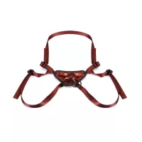Трусики для страпона Liebe Seele Wine Red Strap-on Harness