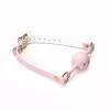 Кляп Liebe Seele White Pink Fairy Goat Leather Ball Gag