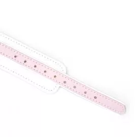 Ошейник с поводком Liebe Seele White Pink Fairy Goat Leather Collar - 4