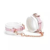 Поножі Liebe Seele White Pink Fairy Leather Ankle Cuffs