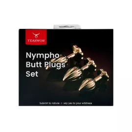 Набор анальных пробок LOCKINK YEAHWOW Nympho Butt Plug Set - 8