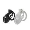 Клітка для пеніса LOCKINK SEVANDA Plastic Penis Chastity Cage, чорна, 3 кільця різних розмірів