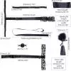 БДСМ-набор LOCKINK YEAHWOW Armbinder Restraint Set Black