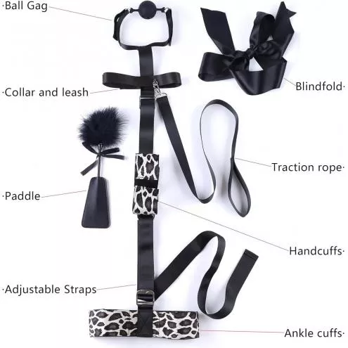 БДСМ-набор LOCKINK YEAHWOW Armbinder Restraint Set Black