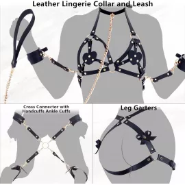 БДСМ-набір LOCKINK YEAHWOW Forced Nadu pose correction set - 4