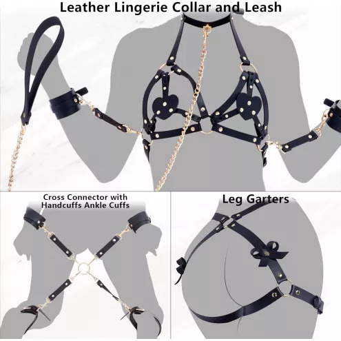 БДСМ-набір LOCKINK YEAHWOW Forced Nadu pose correction set
