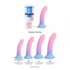 Дилдо с цветным градиентом Love To Love DILDOLLS - UTOPIA S ультрамягкий - 4