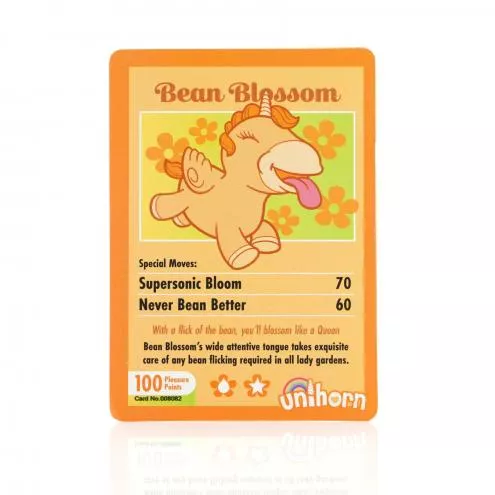 Вибратор-единорожка Unihorn – Bean Blossom, пульсирующий язычок