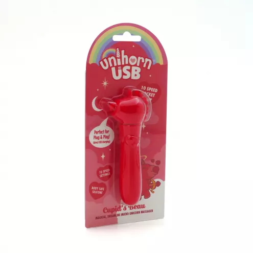 Вібратор-єдиноріжка Unihorn USB Bullet – Cupids Beau, віброкуля, USB-зарядка, 10 режимів