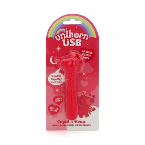 Вібратор-єдиноріжка Unihorn USB Bullet – Cupids Beau, віброкуля, USB-зарядка, 10 режимів