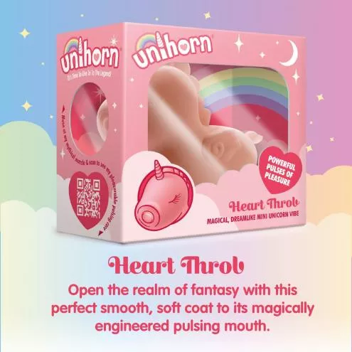 Вибратор-единорожка Unihorn – Heart Throb, с пульсацией