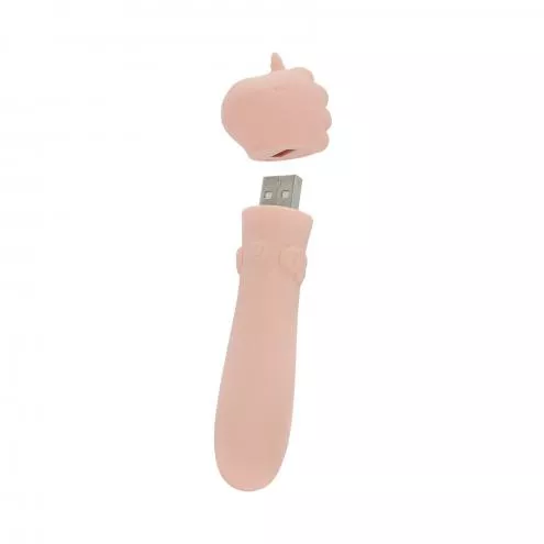 Вібратор-єдиноріжка Unihorn USB Bullet – Heart Throb, віброкуля, USB-зарядка, 10 режимів