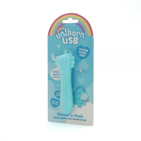 Вібратор-єдиноріжка Unihorn USB Bullet – Mountn Peak, віброкуля, USB-зарядка, 10 режимів
