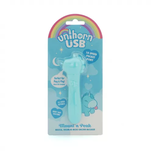 Вібратор-єдиноріжка Unihorn USB Bullet – Mountn Peak, віброкуля, USB-зарядка, 10 режимів