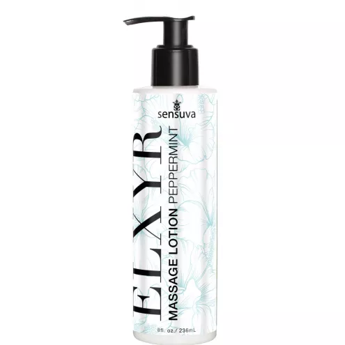 Лосьйон для масажу ніг та ступень Sensuva ELXYR Massage Lotion Peppermint (236 мл)