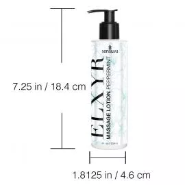 Лосьон для массажа ног и ступней Sensuva ELXYR Massage Lotion Peppermint (236 мл) - 3