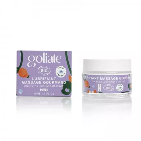 Масажна олія-лубрикант з ароматом та смаком кокосу Goliate Couple Gourmand Coco 50 мл