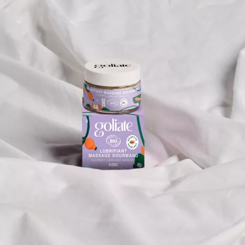 Масажна олія-лубрикант з ароматом та смаком фундуку Goliate Couple Gourmand Noisette 50 мл