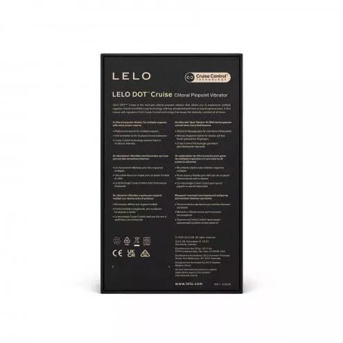 Клиторальный вибратор LELO DOT Cruise Peach Please, точечная стимуляция, технология Infinite Loop