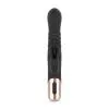 Вибратор-кролик Rosy Gold - Rabbit Vibrator with thrusting function - Black