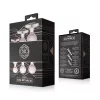 Набор анальных игрушек Rosy Gold - Metal Butt Plug Set 3 Pieces